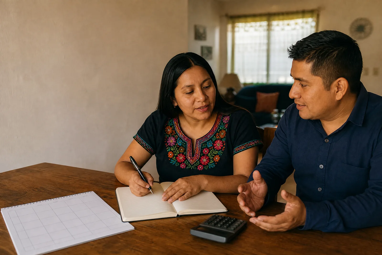 Registrando el flujo de caja en un libro de cuentas
